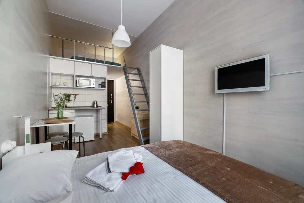 Квартира Квартира В Самом Центре Двухуровневая евро студия — Санкт-Петербург