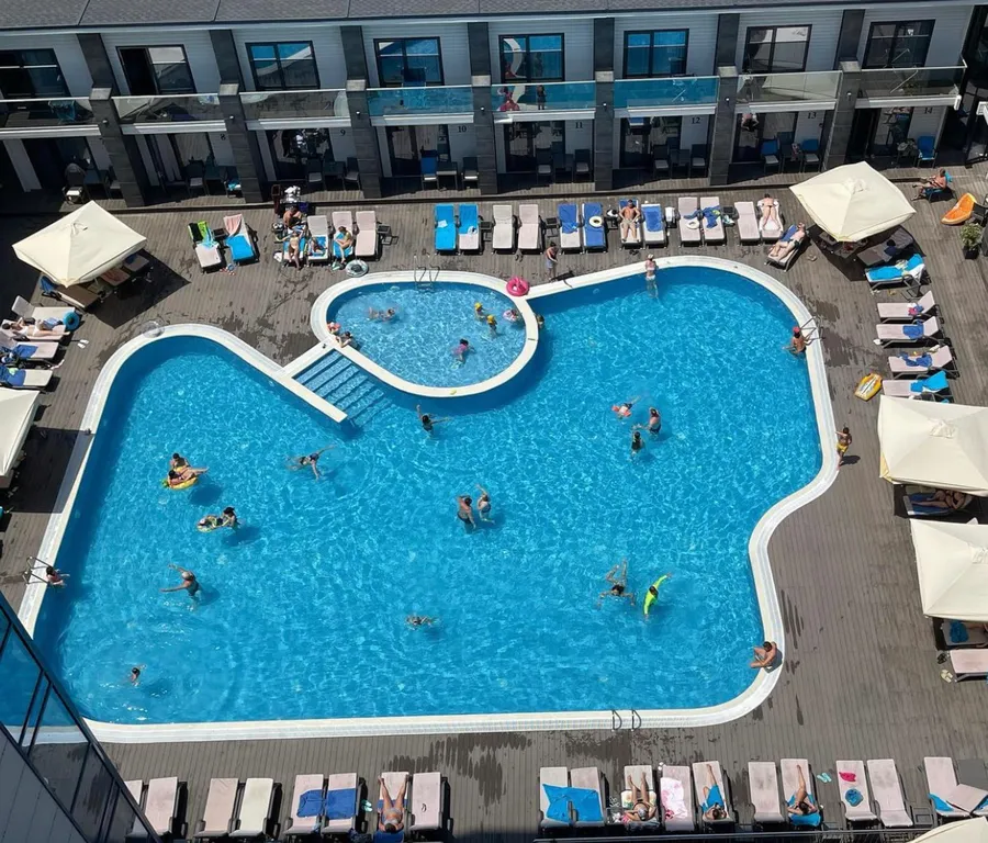 Квартира Квартира Апартамент T&M с шикарным видом на море и бассейн — Анапа