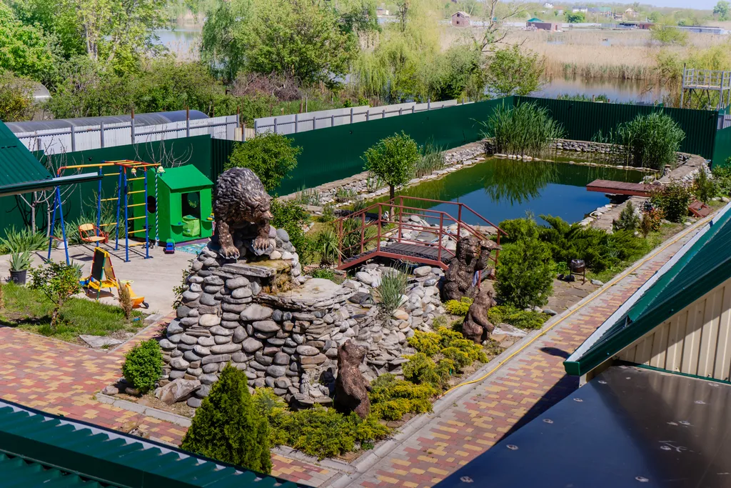 Дом для отдыха с выходом в реку