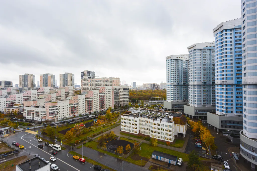 Квартира Квартира Чистота и спокойствие: апартамент с видом на город у метро ЦСКА — Москва