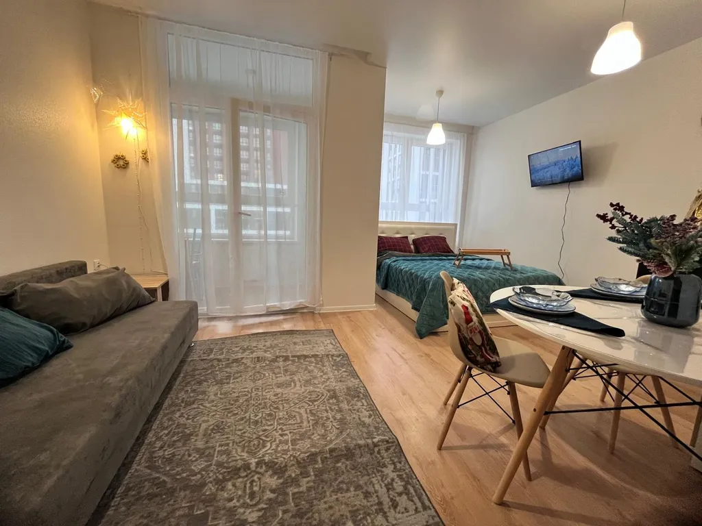 Уютная студия в тихом районе