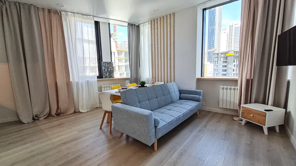 Квартира Квартира Шикарная Скандинавия с видом на Москва Сити — Москва