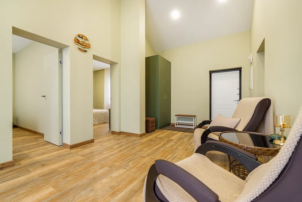 Коттедж Светлый панорамный коттедж с видом на озеро — Санкт-Петербург