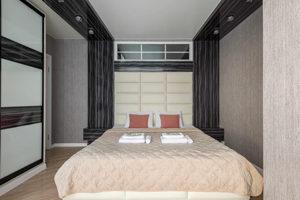 Роскошная с панорамным видом на залив, гостиничный сервис, кондиционер