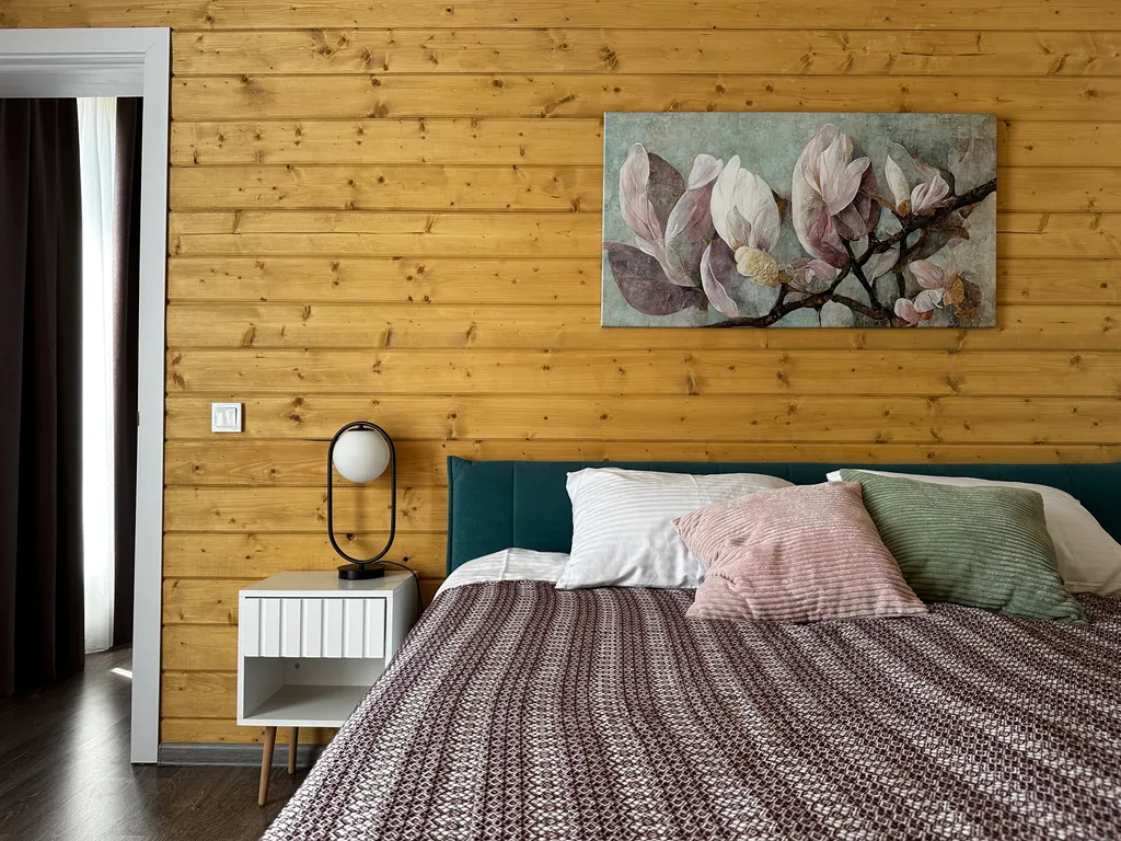 Дом с красивой костровой зоной