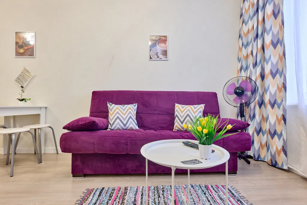 Евродвушка с балконом на 19 этаже вместительность на 6 человек