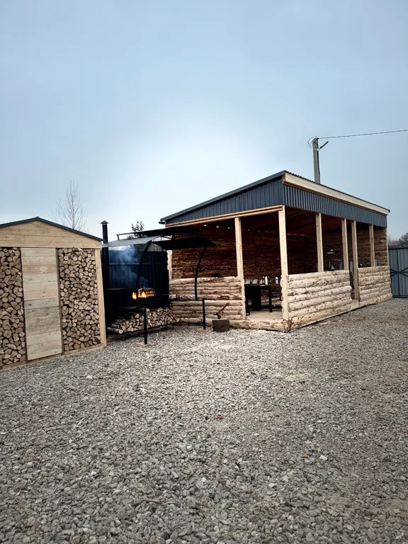 Уютный дом с чаном и бассейном