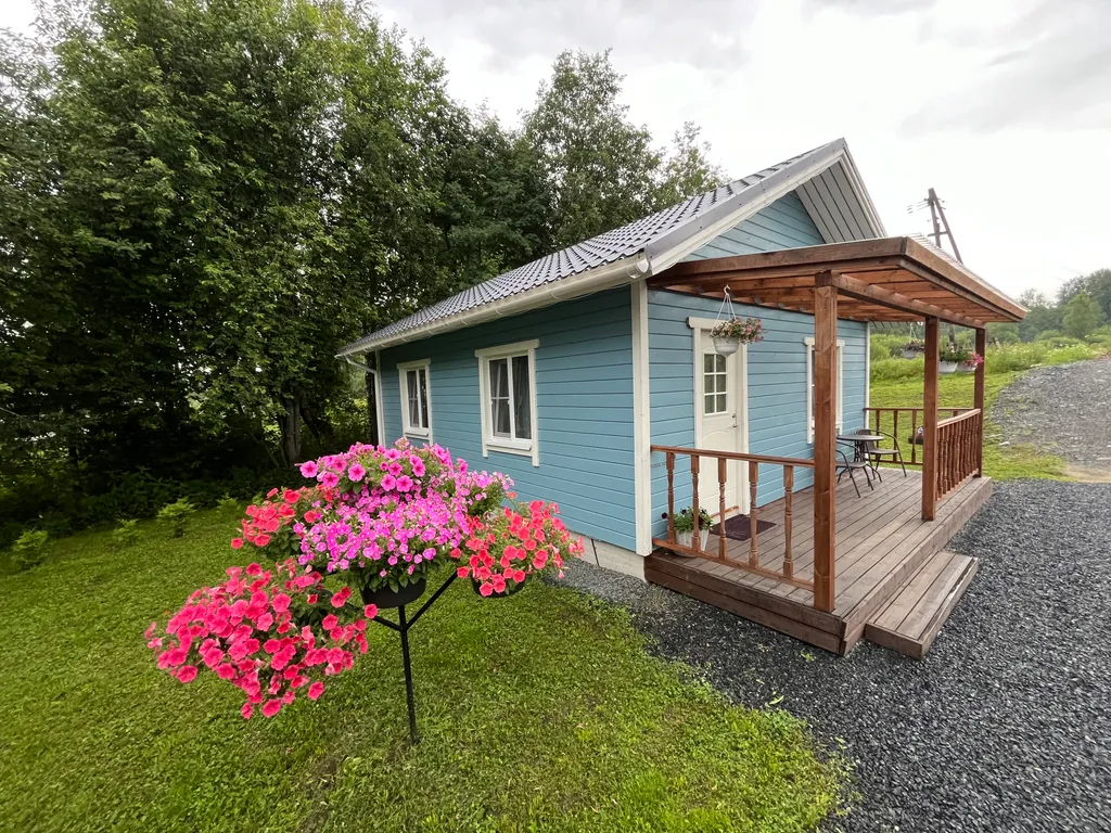 Домик с баней в живописном месте Карелии