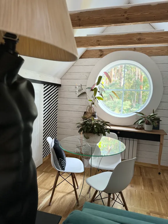 Двухуровневые апартаменты 33/3 house с камином и мангалом