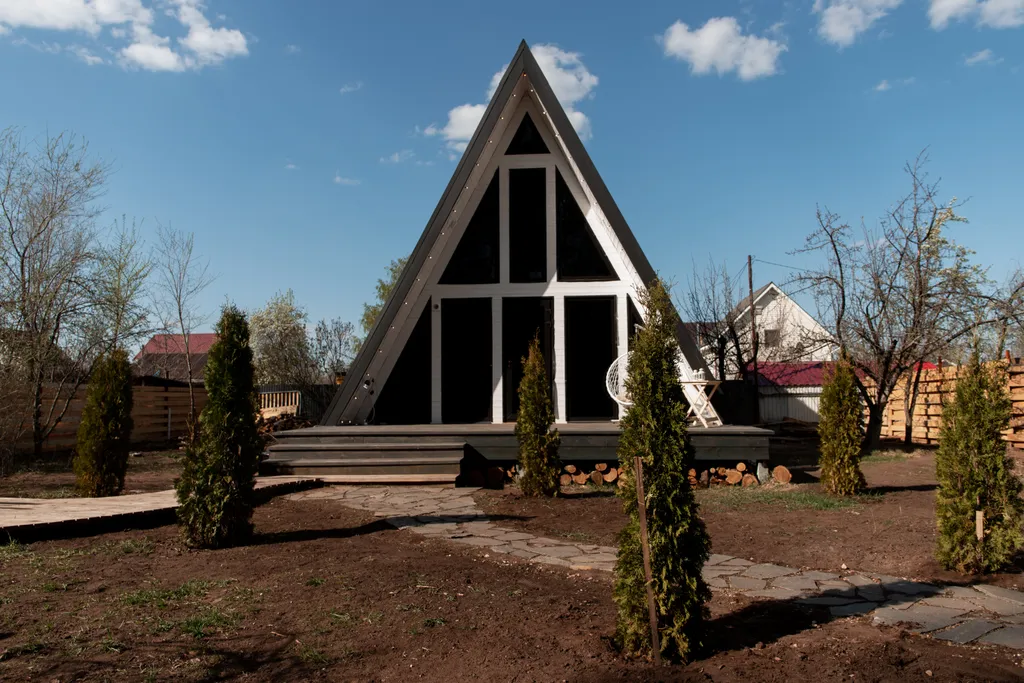 Коттедж Самый большой А-фрейм в Самаре — аренда посуточно в Самара