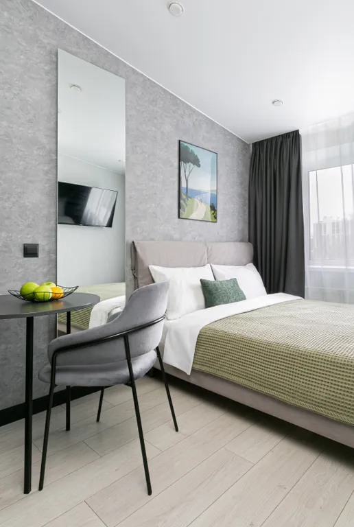 Квартира Квартира Студия в ЖК Park side в монохромном стиле — Санкт-Петербург