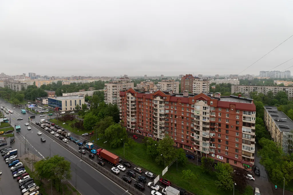 Просторная 1-комнатная квартира, с панорамным видом на город