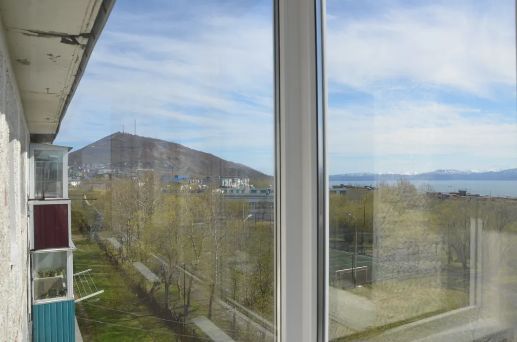 Квартира с шикарным видом на бухту и вулкан Вилючинский