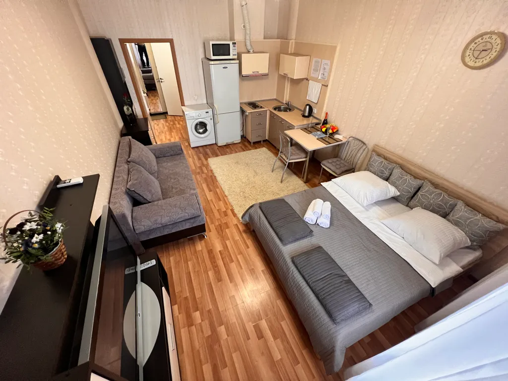 Квартира Уютная, студия, центр города, тц вояж, парковка, кафе, аквапарк — Тюмень