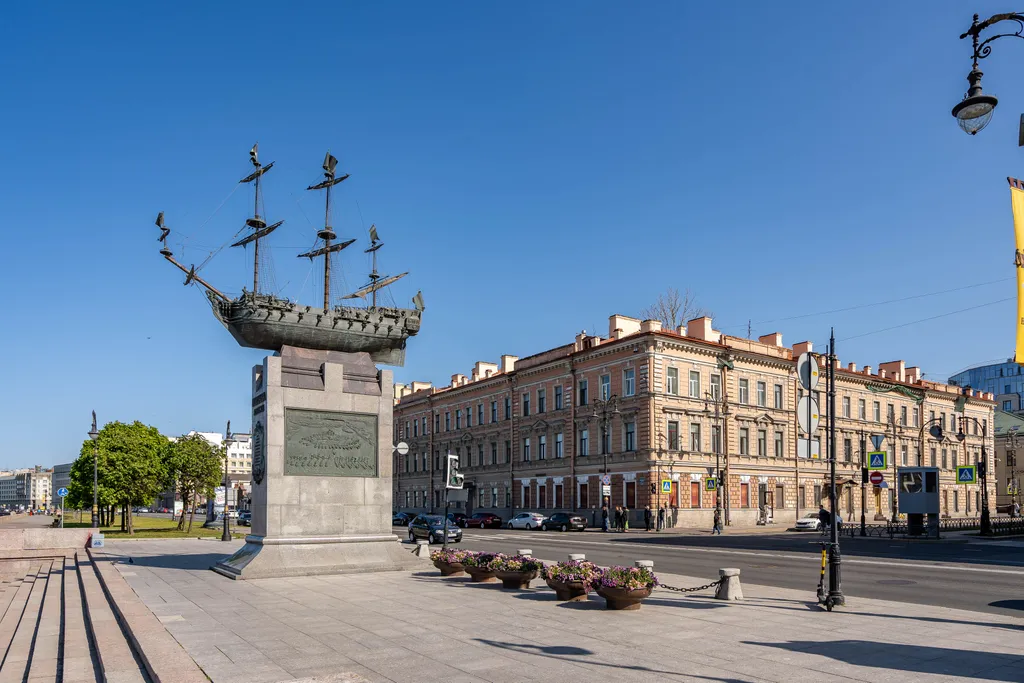 Квартира Квартира Апартамент с видом на Неву — Санкт-Петербург