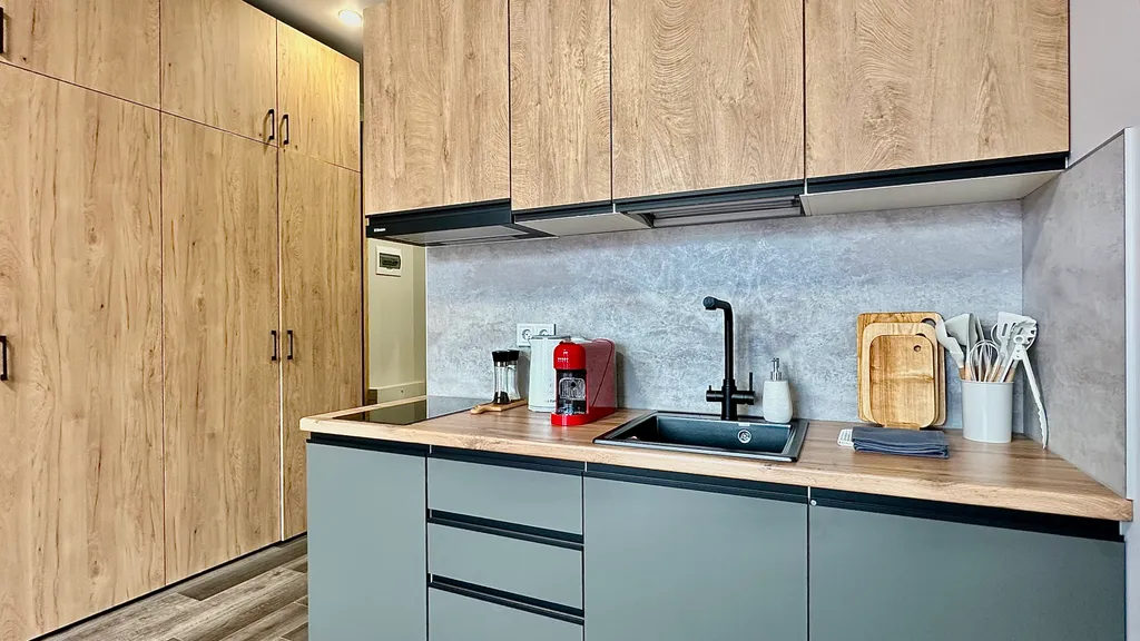 #58 Стильные апартаменты с видом на горы