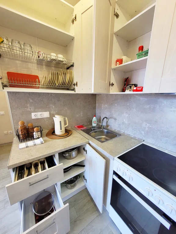 Квартира с видом и балконом