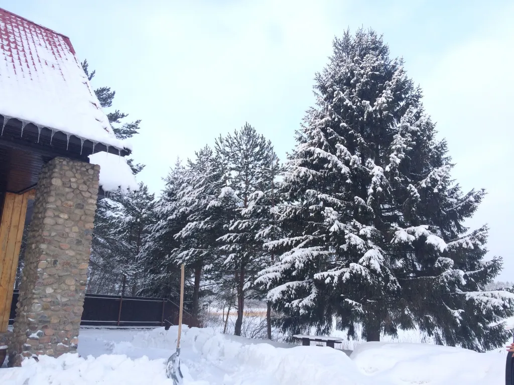 Шале с камином и 3 спальнями на берегу озера Селигер