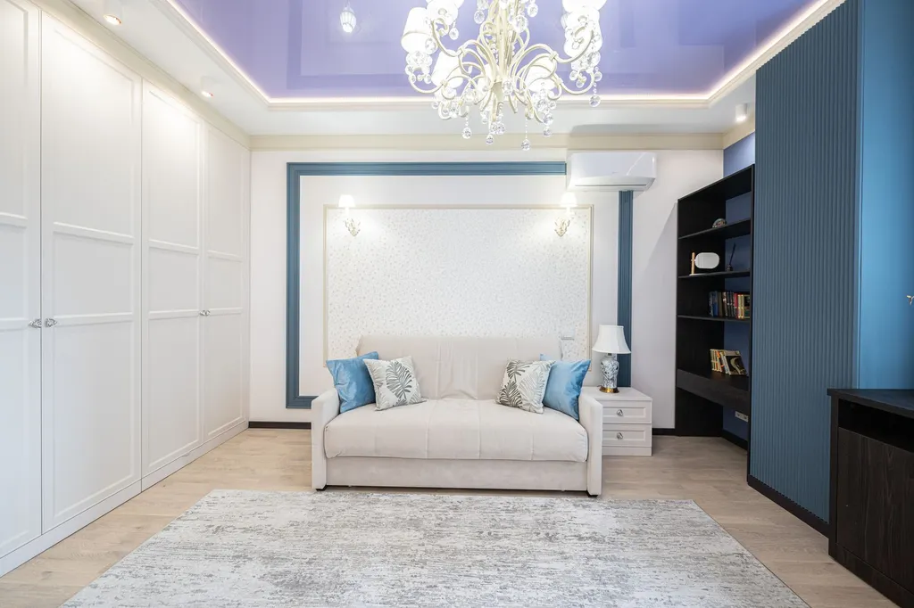 Большая квартира с кондиционерами и камином