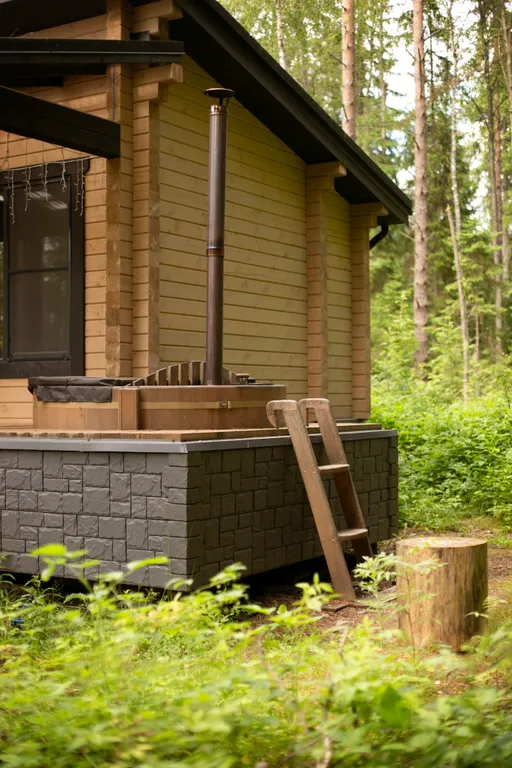 Дом в лесу - с фурако