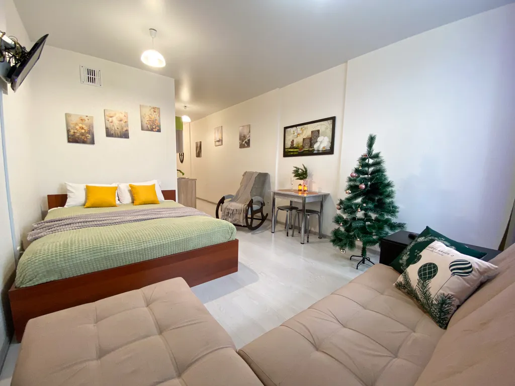 Светлая студия в новом ЖК у парка Молодёжный