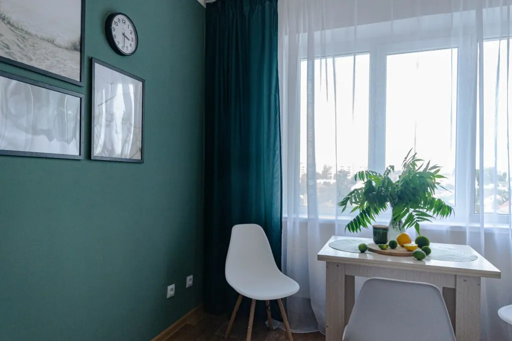 Квартира комфорт-класса Зелёный сканди