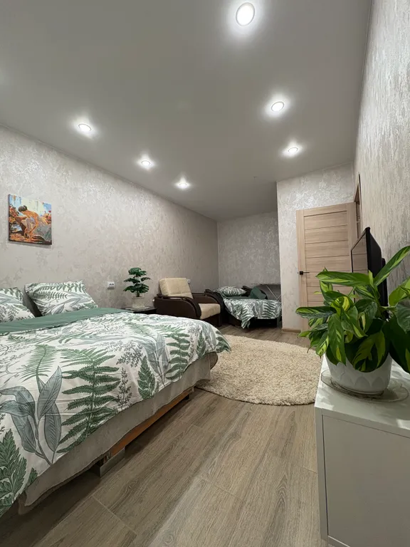 Уютная квартира с прекрасным видом на город и Каму