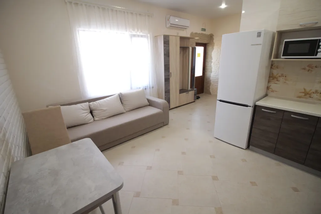 Квартира Студия с кухней, 5-ти местный — аренда посуточно в Новосельское