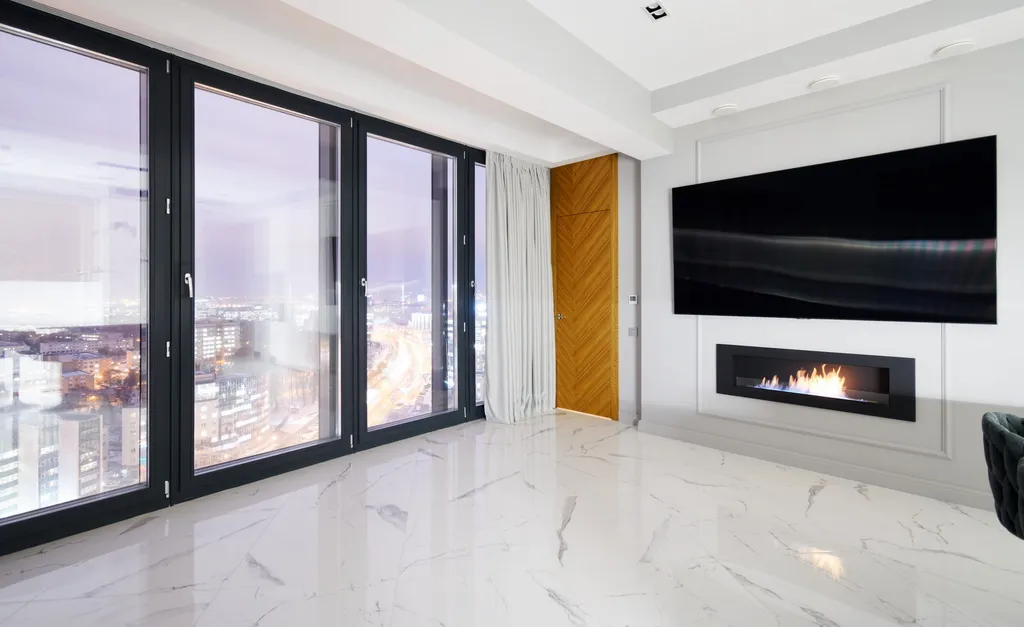 Vip апартаменты в парус-сити на 21 этаже, 101 метр, центр, 2 балкона