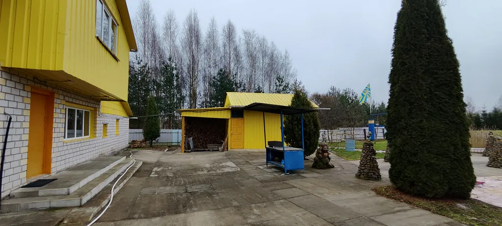 Уединенная дача с прудом и баней у Псковского озера