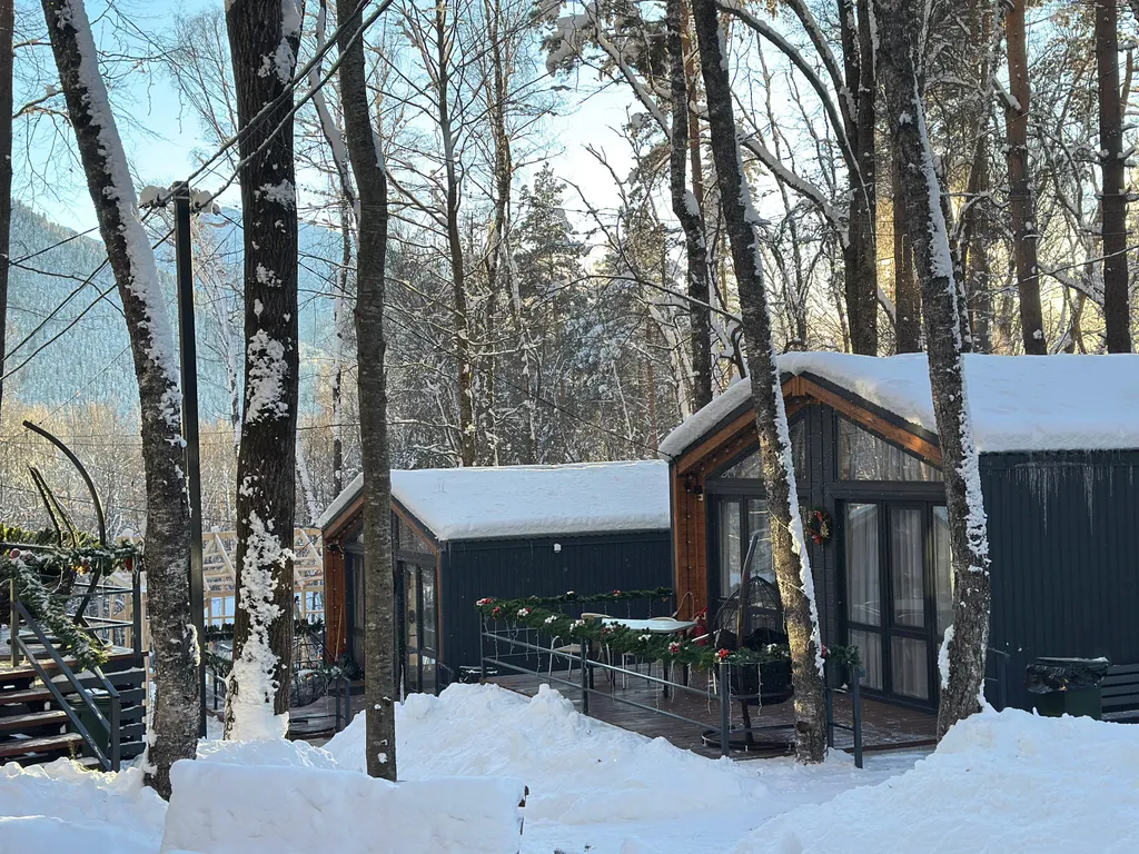 Коттедж Коттедж с видом на лес и горы — Архыз