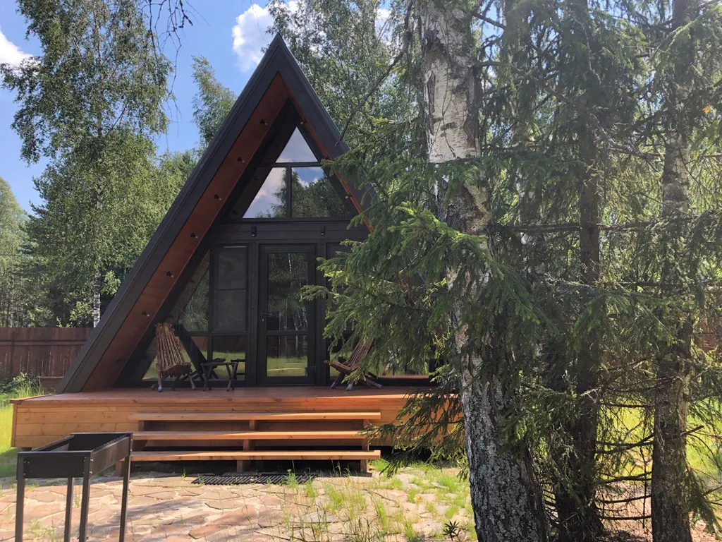 Коттедж Домик Березовый на территории 30 соток — Черноголовка