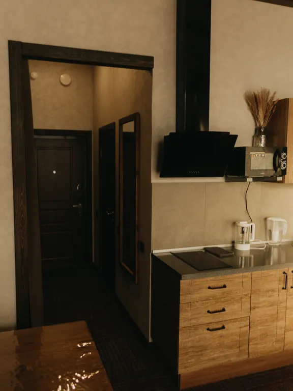 С потрясающим видом с 8 этажа, наслаждайся видом не вставая с кровати