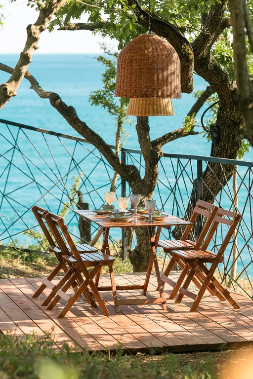 Панорамные апартаменты делюкс с террасой и видом на парк