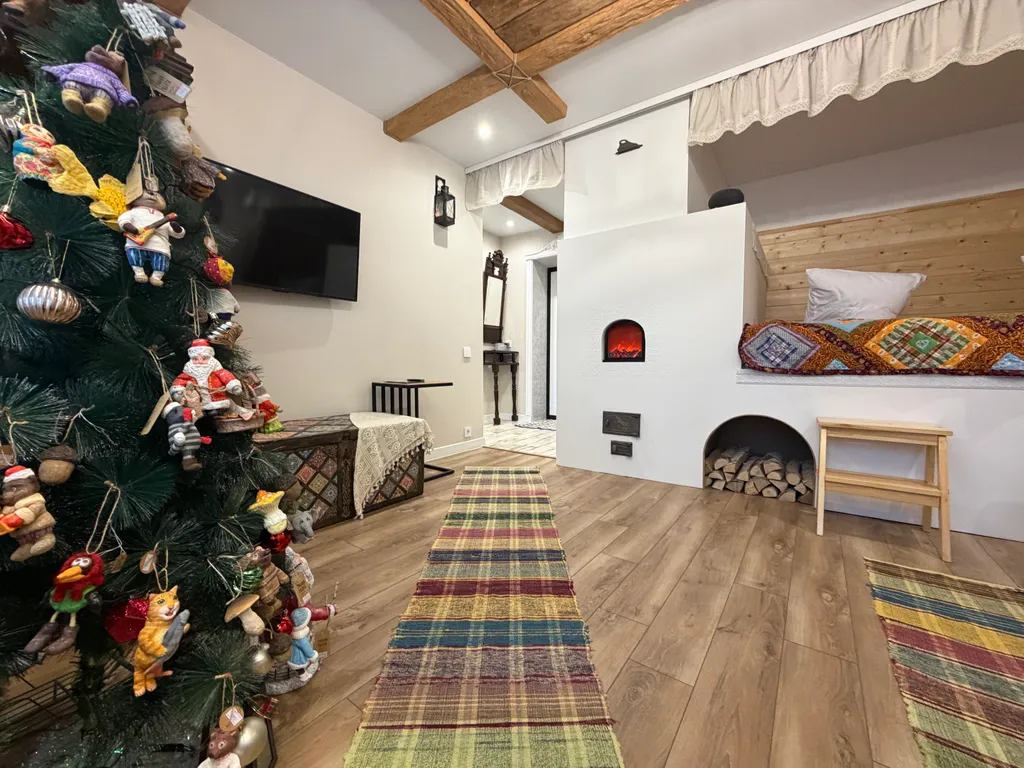 Апартаменты “Обитель Плёсъ” в стиле русской избы