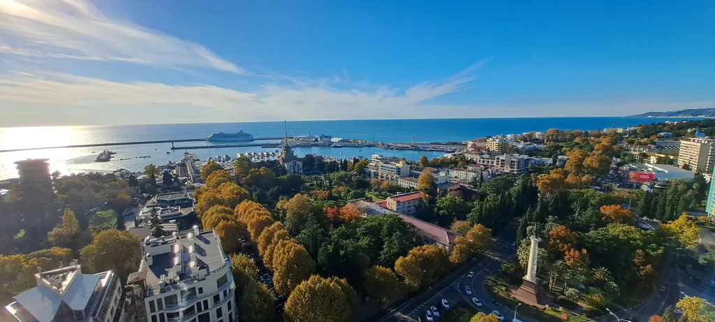 Квартира Квартира Апартамент с шикарным видом на море в центре — Сочи