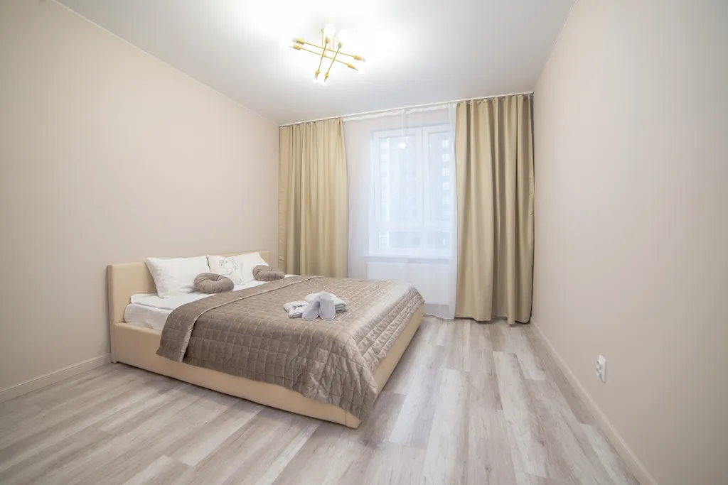 Евродвухкомнатная квартира рядом с метро Ботаническая для 4