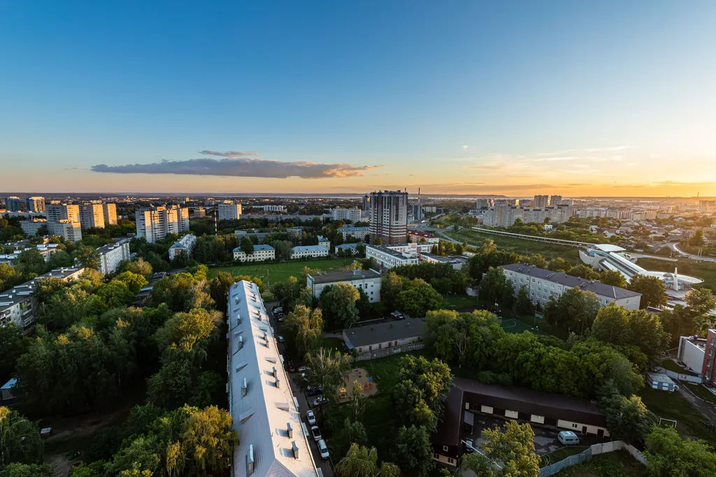 Квартира Квартира Апартамент с панорамным видом около метро — Казань