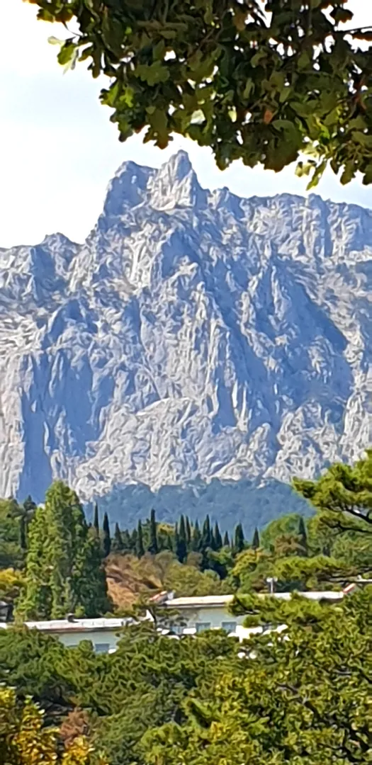 Гора Ай-Петри вид из окна