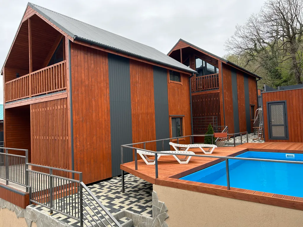 Коттедж с бассейном и сауной — аренда посуточно в Лермонтово