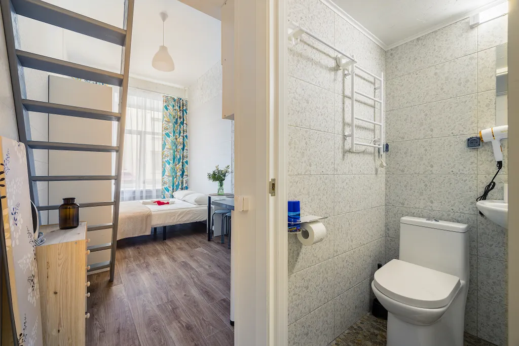 Квартира Квартира Двухуровневая евро студия в самом центре — Санкт-Петербург