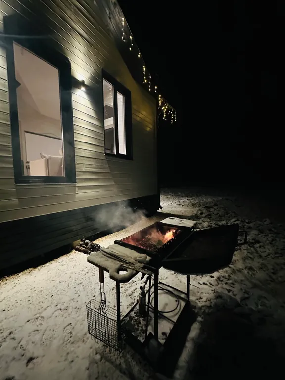 Загородный дом с видом на лес