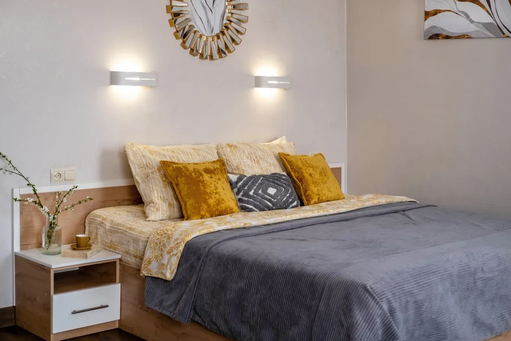 Квартира c Двумя Раздельными Спальнями и Балконом