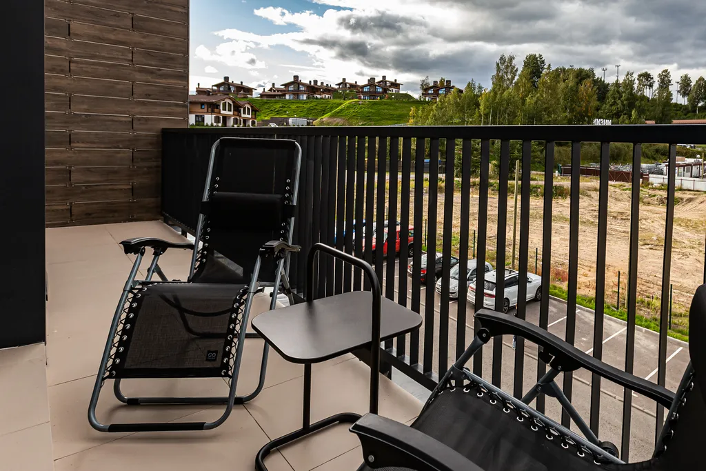 Апартамент с видом на курорт и основную парковку