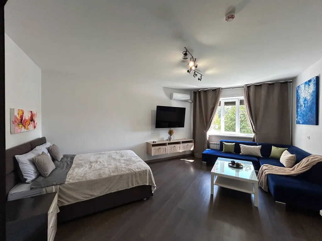 Светлая квартира у леса рядом с Волгой