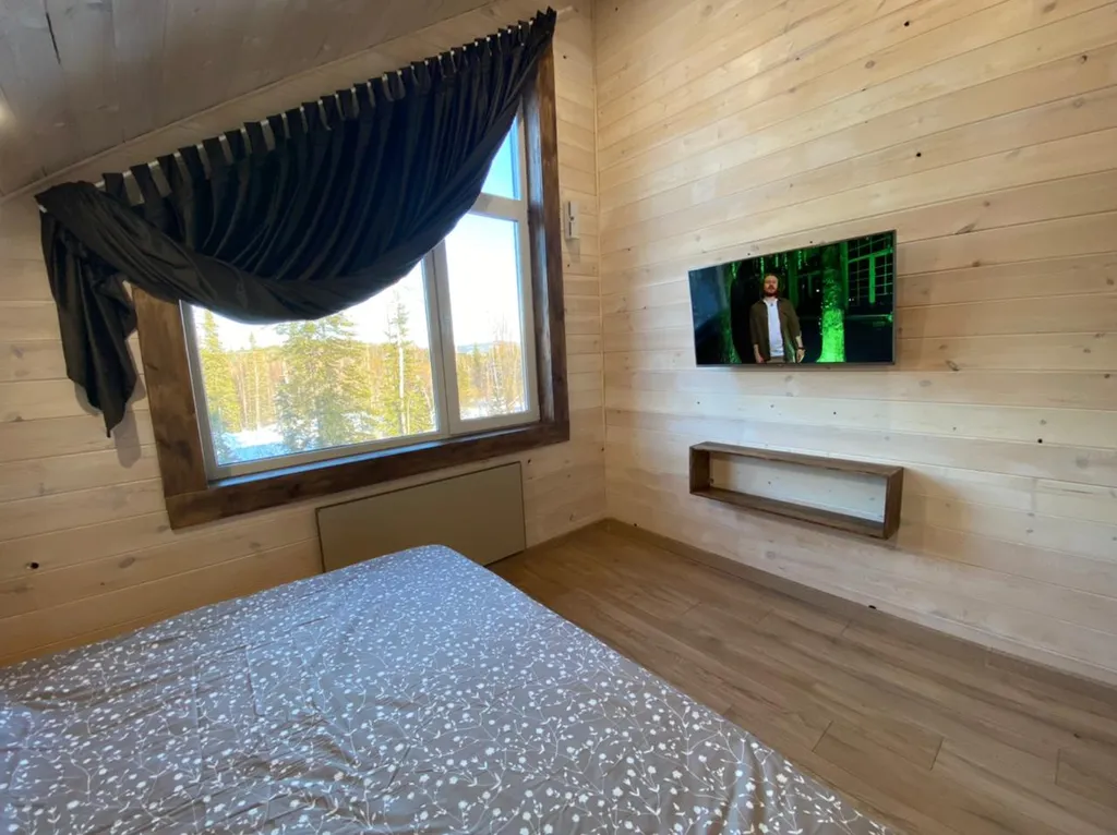 Дом в лесу, сибирский банный чан