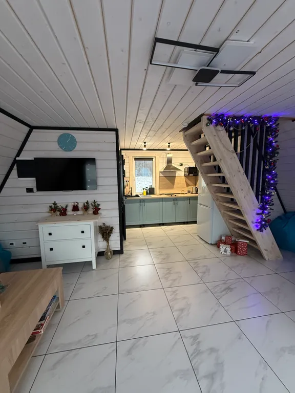 Загородный дом с баней и чаном