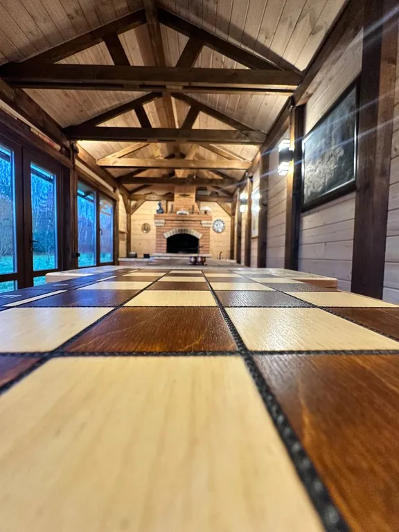 Русская усадьба с баней со швейцарским флёром