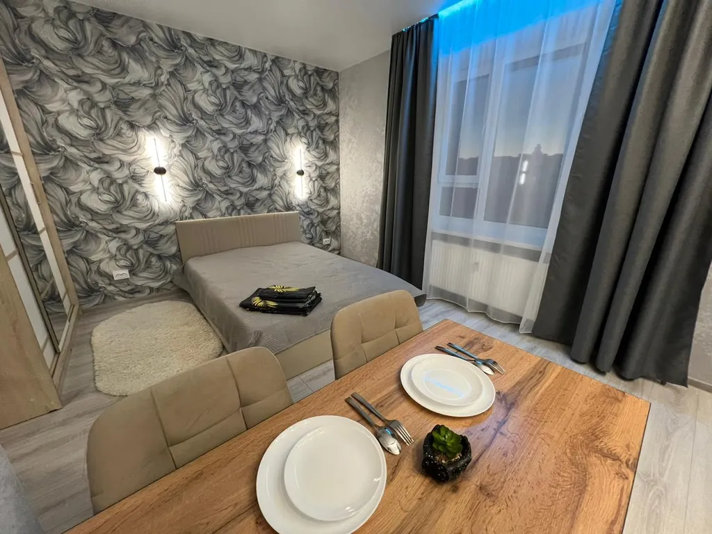 Студия в новом доме с новым ремонтом