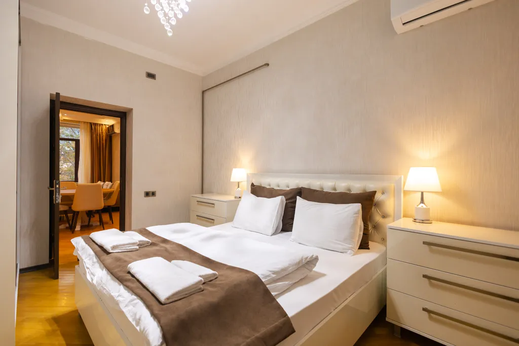 2 спальни + гостиная, прямой балкон с видом на гору Таргова